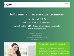 Profesjonalne leczenie kanałowe.