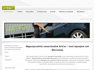 ArtCar - nowoczesna wypożyczalnia samochodów