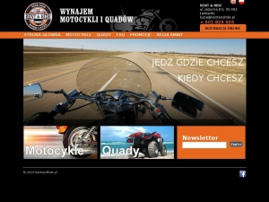 Wypożyczalnia oferująca m.in. wynajem Harley Davidson